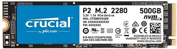 P2 500GB 庆乐存 NVMe PCIe M.2 SSD