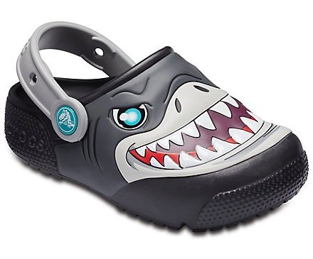 儿童鲨鱼闪灯鞋
