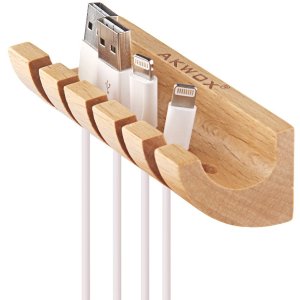 Akwox Wooden Cable Organizer