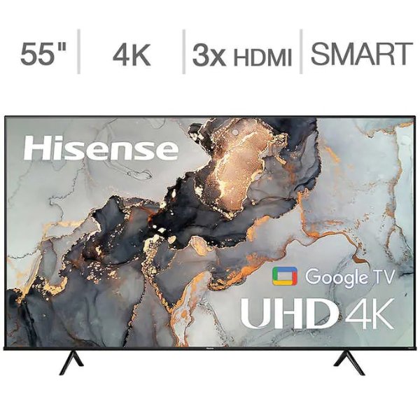 55" A65H 4K HDR Google TV 智能电视