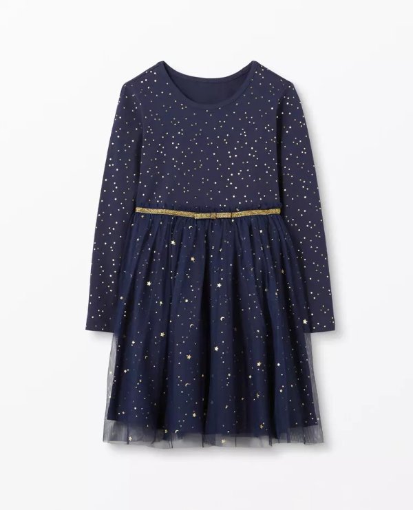 Shimmer Star Dress In Soft Tulle