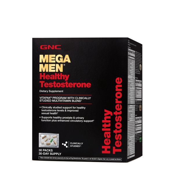 Mega Men Healthy Testosterone Vitapak Program (30 Pack) ||