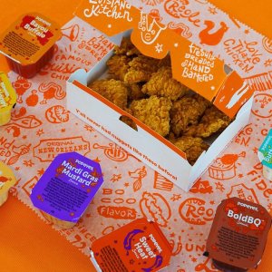 Popeyes limited time promotion on delivery orders