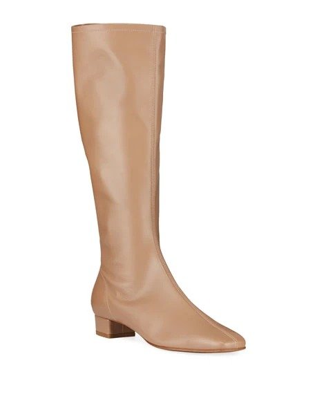 Edie Leather Knee Boots