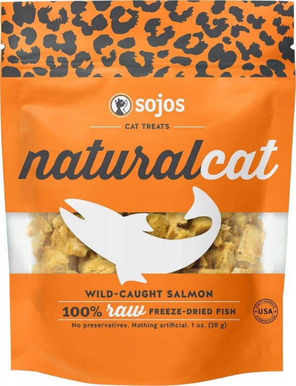 Natural Cat Wild Caught Salmon Freeze Dried Cat Treats | Petflow
