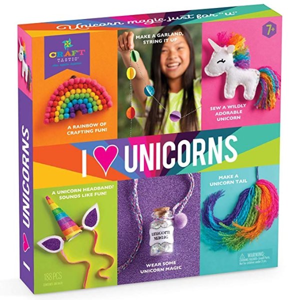 – I Love Unicorns Kit – Craft Kit Includes 6 Unicorn-Themed Projects