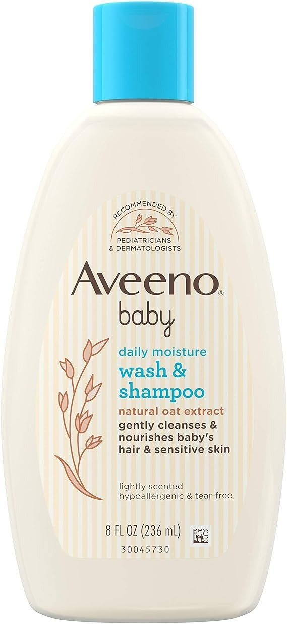 Wash & Shampoo For Hair & Body, Tear-Free, 8 oz.
