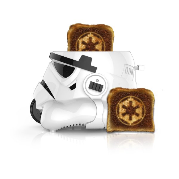 Uncanny Brands Star Wars Stormtrooper Toaster- Toasts Empire's Icon Logo onto Your Toast