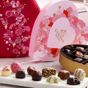 Godiva官网情人节款巧克力礼盒上新  甜蜜巧克力低至$4.87收