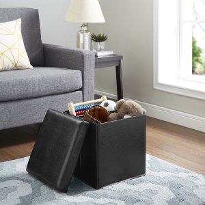 Mainstays Ultra Collapsible Storage Ottoman