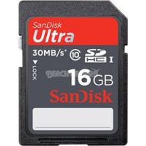 Sandisk 16GB Ultra SDHC UHS-I Card 30MB/s (Class 10) 