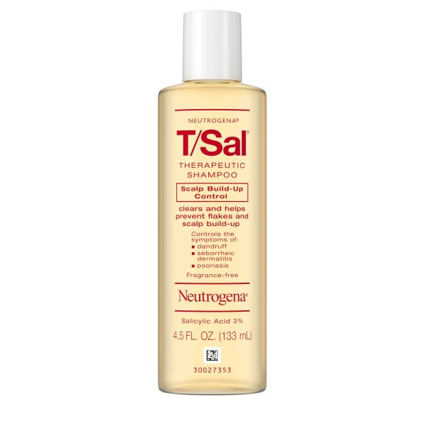 T/Sal Therapeutic Dandruff Relief Daily Shampoo with 3% Salicylic Acid, 4.5 fl oz