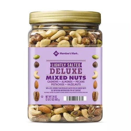 Lightly Salted Deluxe Mixed Nuts (34oz) - Sam's Club