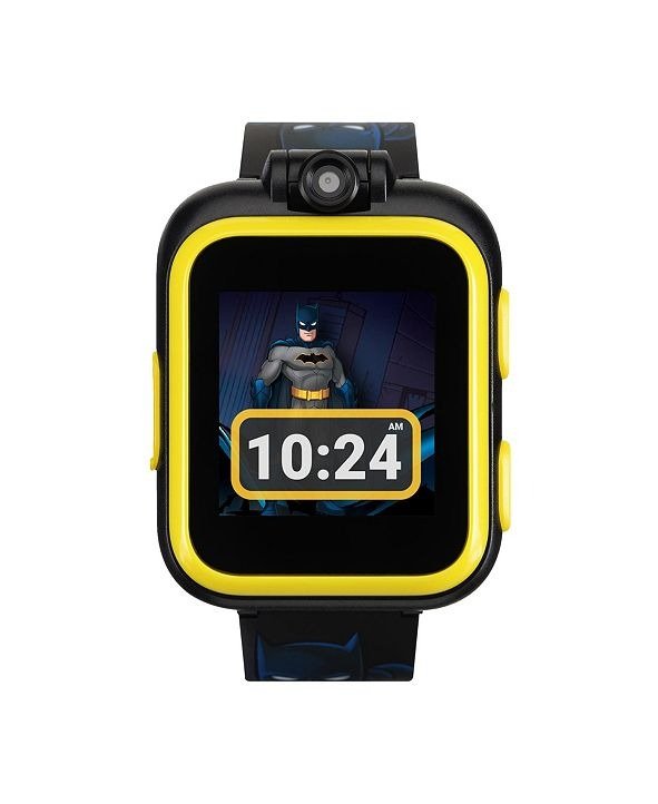Kids PlayZoom DC Comics Yellow Batman Strap Touchscreen Smart Watch 42x52mm