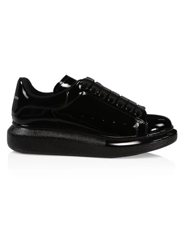 Patent Leather Oversized Sneakers