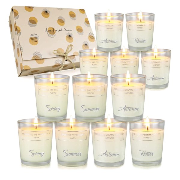 VSAFHZ 12 Pack of Candle Sets