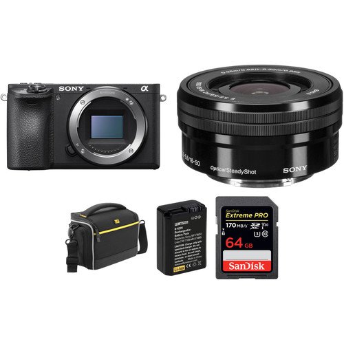 a6500 + 16-50mm Lens with Free Accessory Kit