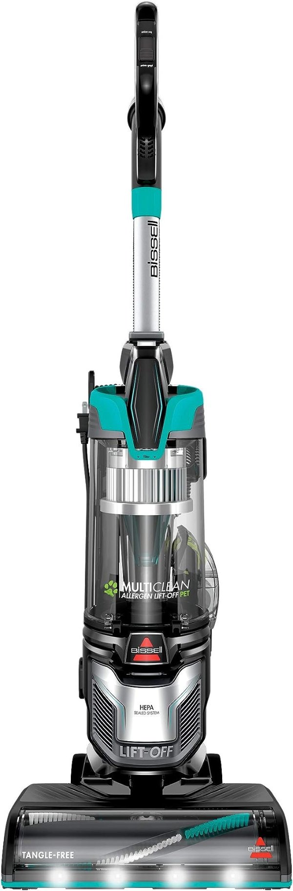 2998 MultiClean Allergen Lift-Off Pet Vacuum with HEPA Filter Sealed System, Lift-Off Portable Pod, LED Headlights, Specialized Pet Tools, Easy Empty,Blue/ Black