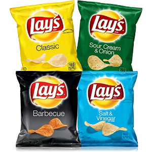 Lay's Potato Chips Variety Pack, 1 oz Bags, 40 Count @ Amazon