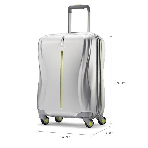 Avatar 20" Hardside Carry On Suitcase - Silver