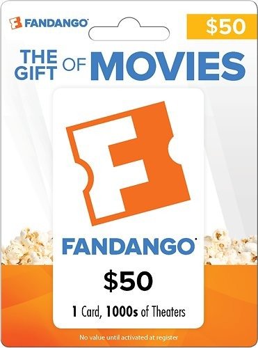 Fandango $50 礼卡