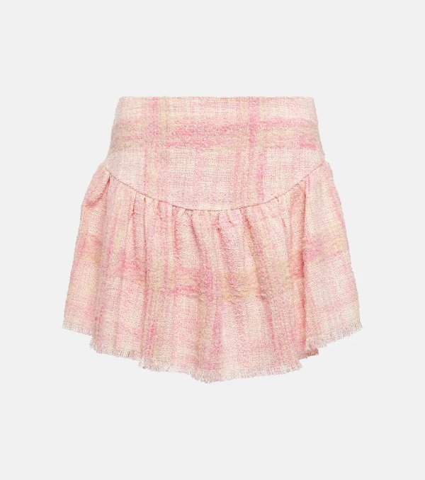 Lively tweed miniskirt