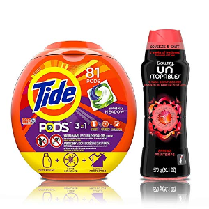Tide PODS 3 in 1 with In-Wash Scent Booster Beads