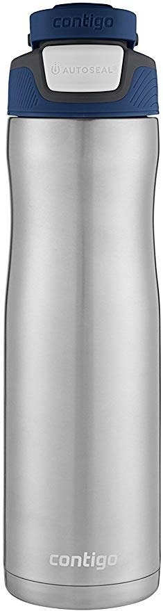 AUTOSEAL Chill Stainless Steel Water Bottle, 24 oz, SS Monaco