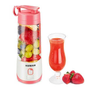 KUWAN Electric Fruit Juicer Mini Rechargeable portable Blender