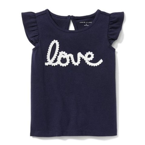 Janie and JackPom-Pom Love Tee