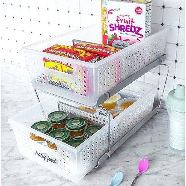 madesmart Two-Tier Organizer with Dividers
