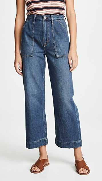 Utility Cropped Jeans
