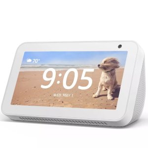 Amazon Echo Show 5  智能显示器 砂石白 两个
