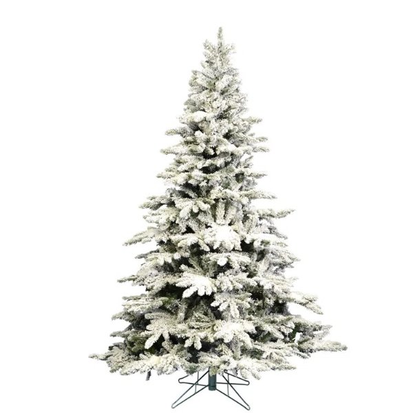 Green/White Fir Artificial Christmas Tree