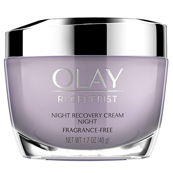 Night Cream by Olay Regenerist Night Recovery Anti-Aging Face Moisturizer 1.7 oz, 2 Month Supply