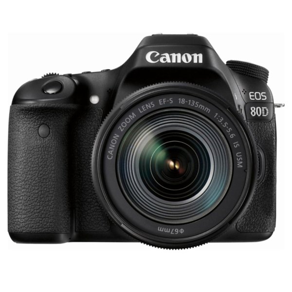 Canon EOS 80D DSLR Camera with EF-S 18-135mm f/3.5-5.6 IS USM Lens