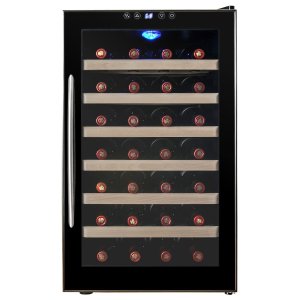 AKDY 28-Bottle Single Zone Thermoelectric Wine Cooler