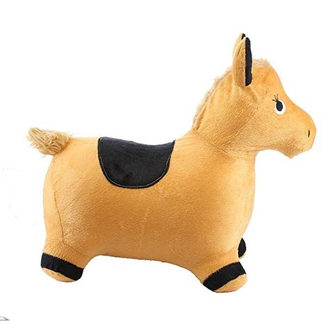 CI3339 Chromo Inc - Dog Inflatable Ride-On Toy - New White//Black