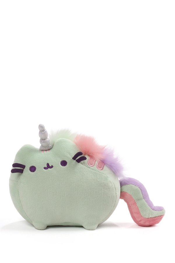 Pusheen Pusheenicorn Plush Stuffed Unicorn Cat with Sound - Green