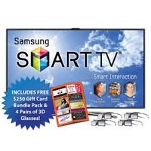 Samsung 60" 3D WiFi LED LCD HDTV w/ $250 GC