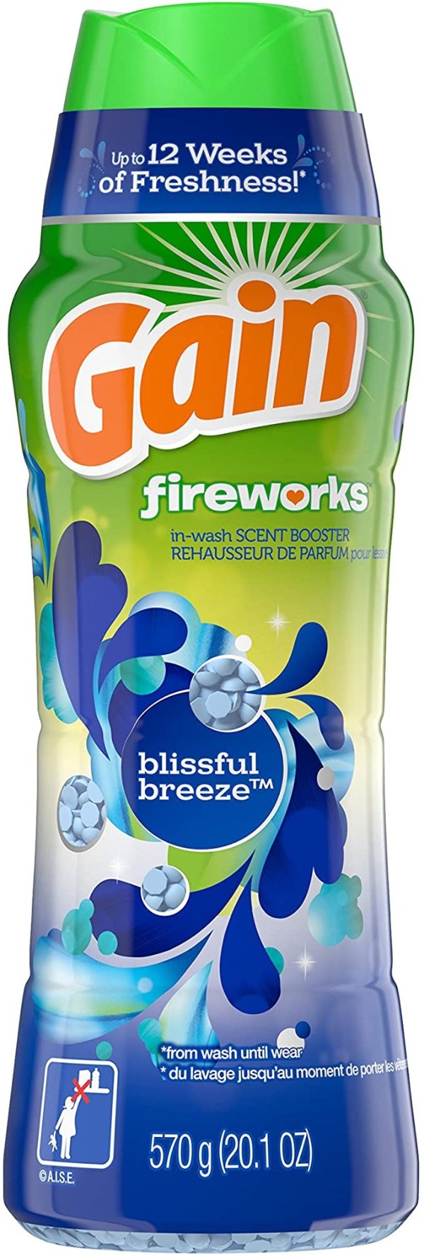 Fireworks in-Wash Scent Booster Beads, Blissful Breeze, 20.1 Ounce