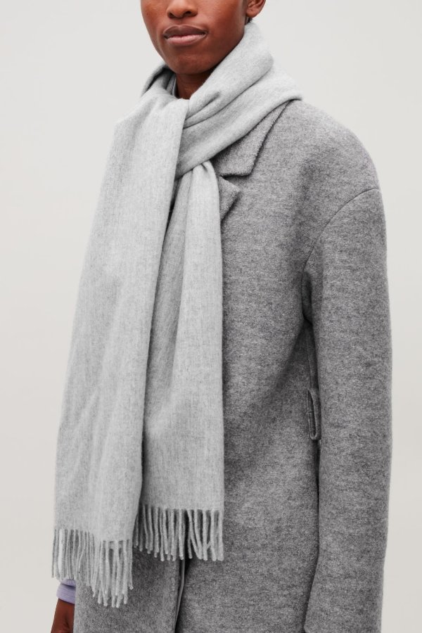 WOOL-CASHMERE SCARF