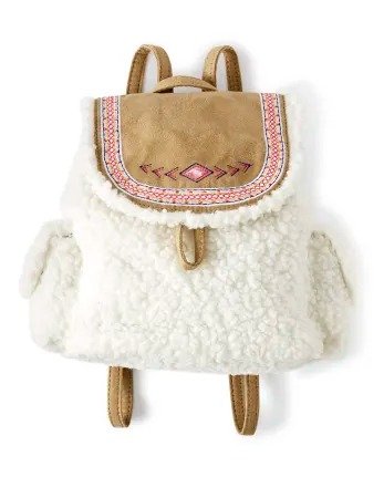 Girls Faux Fur Mini Backpack - Little Llamas | Gymboree - MULTI CLR