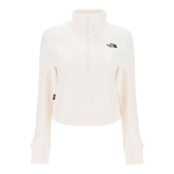 THE NORTH FACE glacer cropped fleece sweatshirt