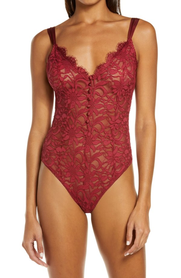 Intimately FP Bedroom Date Lace Bodysuit