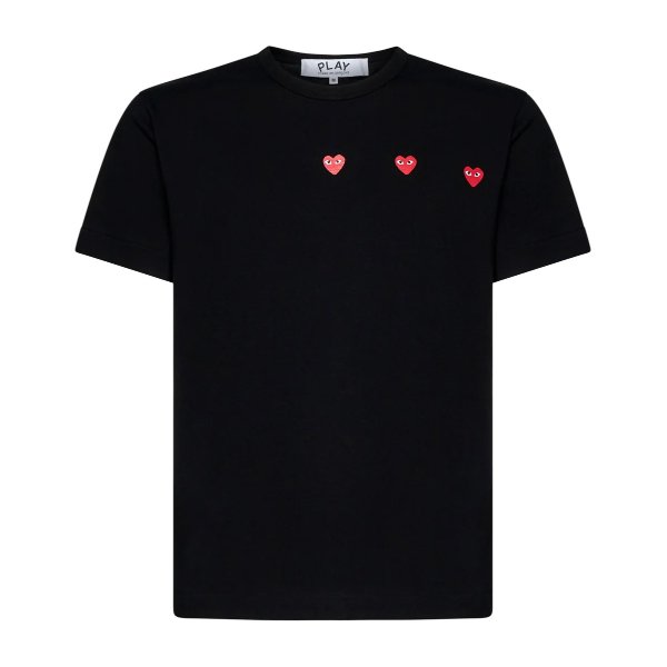 Triple Hearts Crewneck T-Shirt – Cettire