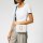 Brava Crossbody Bag S in Textured Leather with Bicolor Ribbon Fabric Shoulder Strap