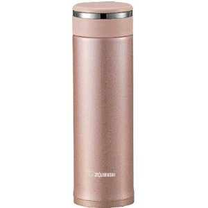 Zojirushi SM-JTE46PX Stainless Steel Travel Mug with Tea Leaf Filter, 16-Ounce/0.46-Liter, Pink Champagne