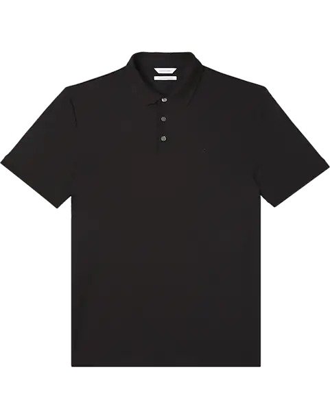 Liquid Touch Modern Fit Polo Shirt, Black - Men's Shirts | Men's Wearhouse