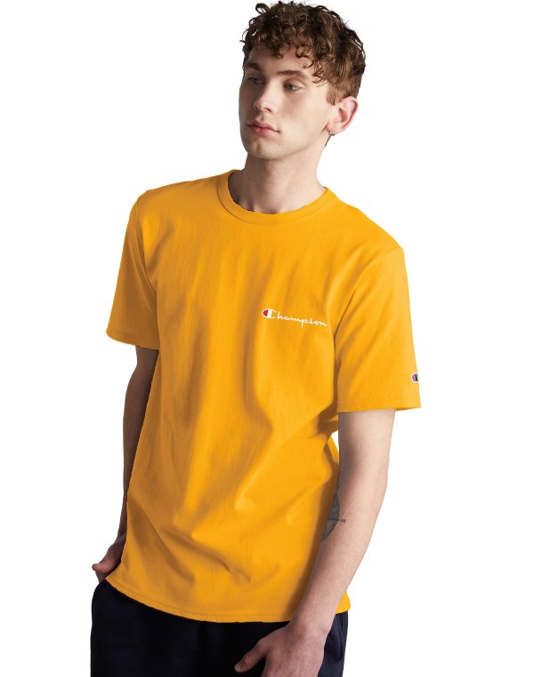 Tee, Embroidered Script Logo